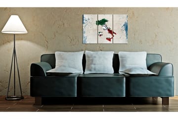Taulu Italian kartta triptyykki 90x60 - Artgeist sp. z o. o. - Sisustustuotteet - Taulu & taide - Canvas-taulu
