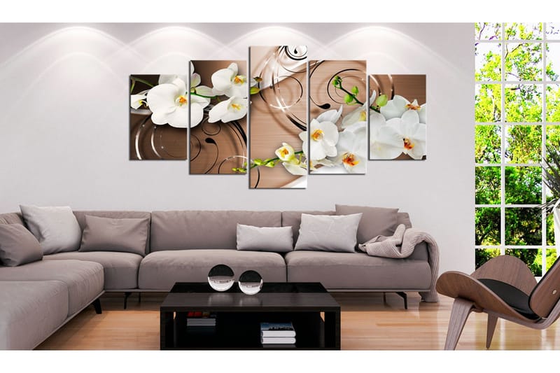 Taulu Ivory Orchids 200x100 - Artgeist sp. z o. o. - Sisustustuotteet - Taulu & taide - Canvas-taulu