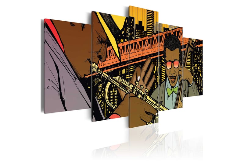 Taulu Jazz In Comic 200x100, Artgeist sp. z o. o.