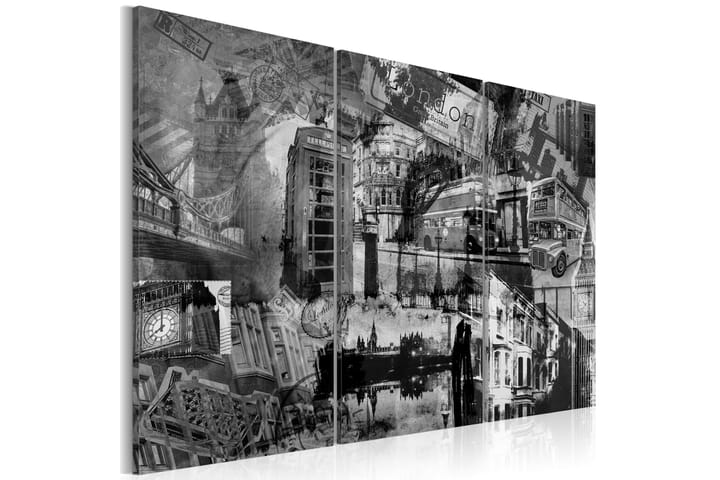 Taulu Kärnan London Triptyykki 120x80 - Artgeist sp. z o. o. - Canvas-taulu - Seinäkoristeet