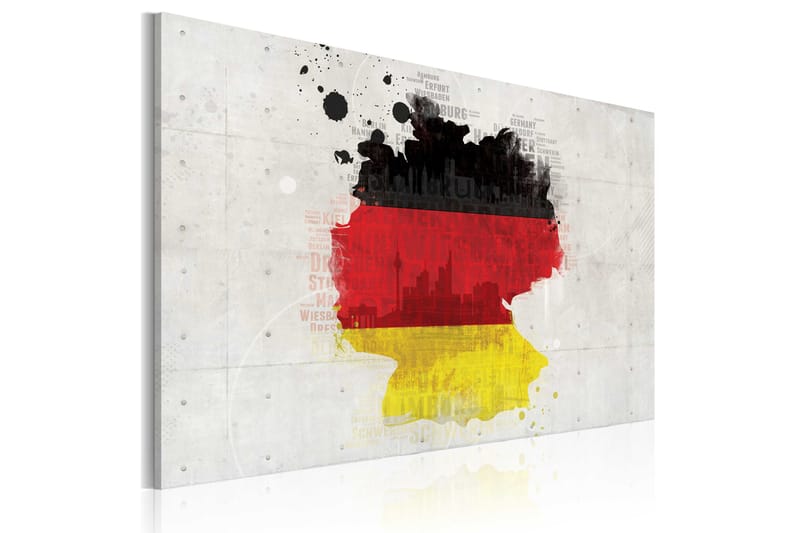 Taulu Kartta Saksa 90x60 - Artgeist sp. z o. o. - Sisustustuotteet - Taulu & taide - Canvas-taulu