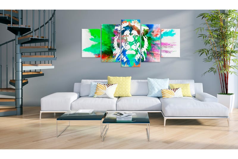 Taulu Kingdom Of The Lion 200x100 - Artgeist sp. z o. o. - Sisustustuotteet - Taulu & taide - Canvas-taulu