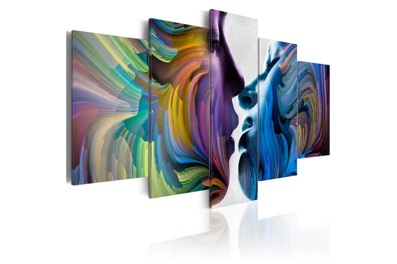 Taulu Kiss Of Colours 100x50 - Artgeist sp. z o. o. - Sisustustuotteet - Taulu & taide - Canvas-taulu