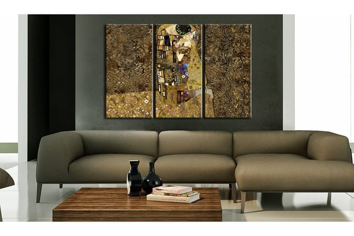 Taulu Klimt Inspiration Kiss 120x80 - Artgeist sp. z o. o. - Canvas-taulu - Seinäkoristeet