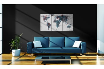 Taulu Kontinentaldrift 120x60 - Artgeist sp. z o. o. - Sisustustuotteet - Taulu & taide - Canvas-taulu