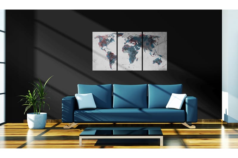 Taulu Kontinentaldrift 120x60 - Artgeist sp. z o. o. - Sisustustuotteet - Taulu & taide - Canvas-taulu