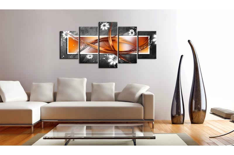 Taulu Kukat ja Abstrakti 100x50 - Artgeist sp. z o. o. - Sisustustuotteet - Taulu & taide - Canvas-taulu