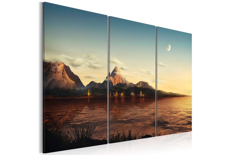 Taulu Lämmin ilta tunturissa 120x80 - Artgeist sp. z o. o. - Sisustustuotteet - Taulu & taide - Canvas-taulu