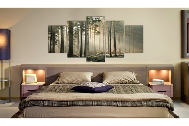 Taulu Light In A Dark Forest 200x100 - Artgeist sp. z o. o. - Sisustustuotteet - Taulu & taide - Canvas-taulu
