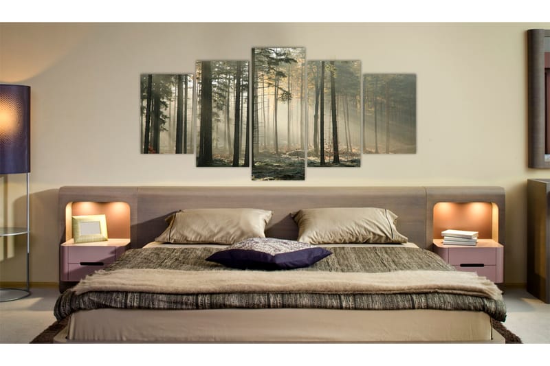 Taulu Light In A Dark Forest 200x100 - Artgeist sp. z o. o. - Sisustustuotteet - Taulu & taide - Canvas-taulu