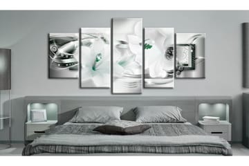 Taulu Lilies With Peppermint Accent 200x100 - Artgeist sp. z o. o. - Sisustustuotteet - Taulu & taide - Canvas-taulu