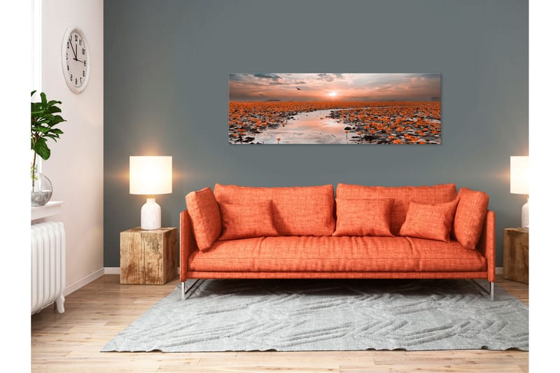 Taulu Lily Pathway (1 Part) Narrow 135x45, Artgeist sp. z o. o.