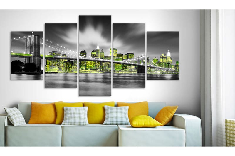 Taulu Lime Soul Of New York 100x50 - Artgeist sp. z o. o. - Sisustustuotteet - Taulu & taide - Canvas-taulu