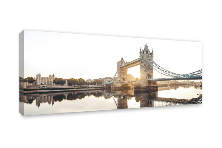 Taulu London Tower Bridge 60x150 cm - Monivärinen - Canvas-taulu - Seinäkoristeet