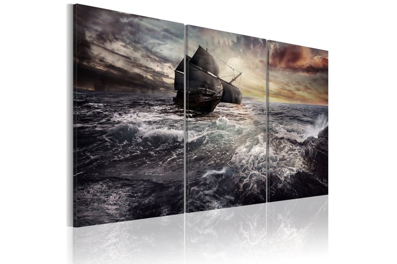 Taulu Lonely ship on a high seas 90x60, Artgeist sp. z o. o.