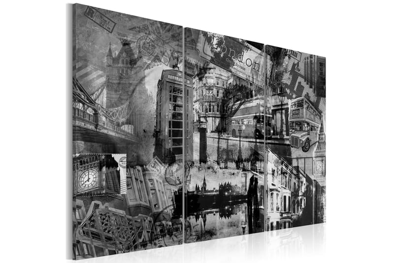 Taulu Lontoon keskus Triptyykki 90x60, Artgeist sp. z o. o.