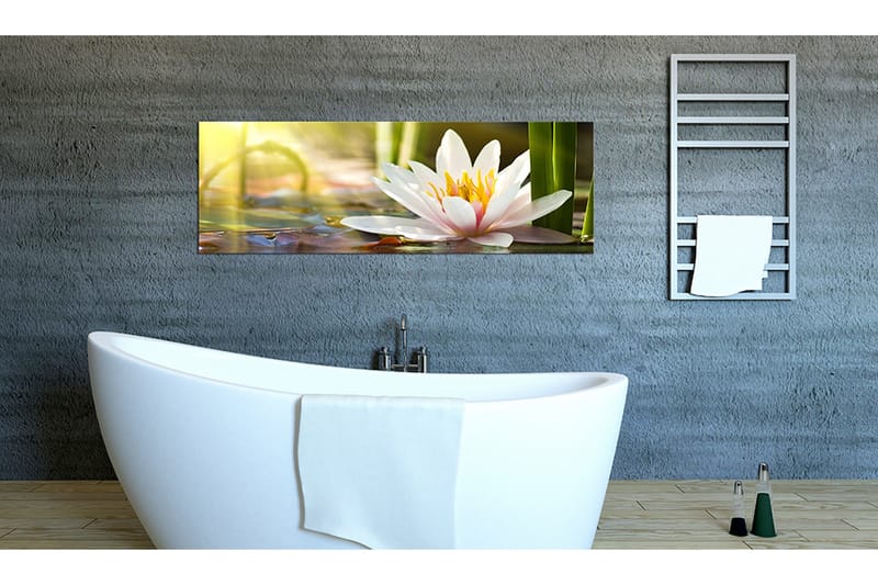 Taulu Lotus' Glow 150x50 - Artgeist sp. z o. o. - Sisustustuotteet - Taulu & taide - Canvas-taulu