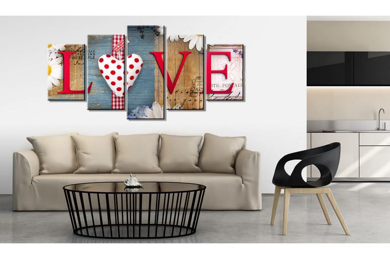 Taulu Love Handmade 200x100 - Artgeist sp. z o. o. - Sisustustuotteet - Taulu & taide - Canvas-taulu