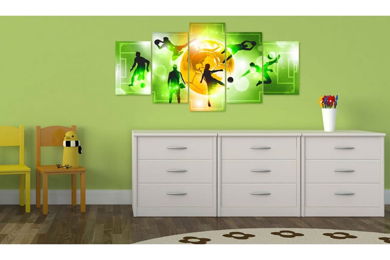 Taulu Love Soccer 200x100 - Artgeist sp. z o. o. - Sisustustuotteet - Taulu & taide - Canvas-taulu