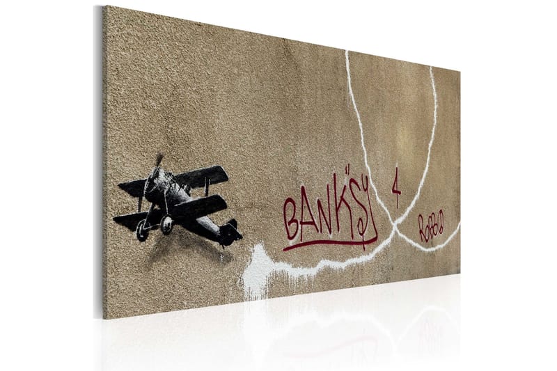 Taulu Love Plane Banksy 60x40, Artgeist sp. z o. o.