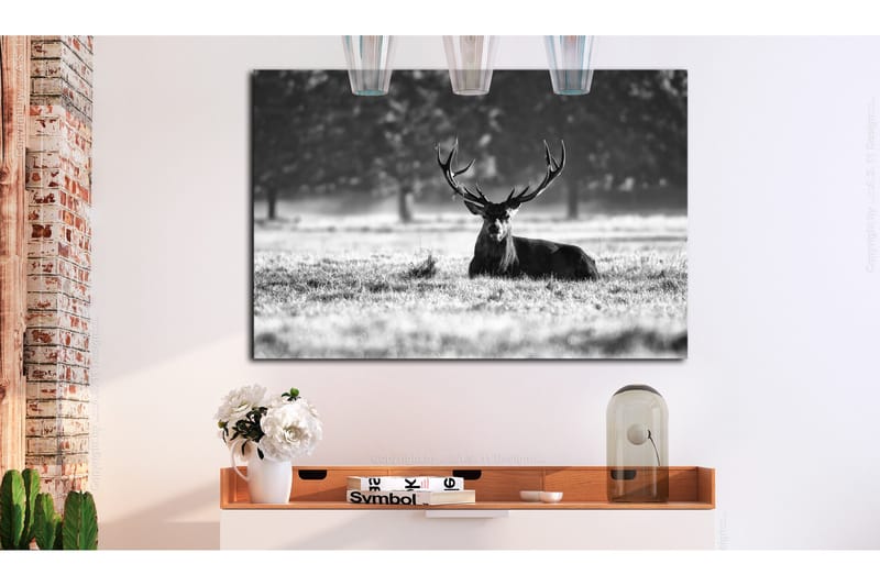 Taulu Lying Deer 90x60, Artgeist sp. z o. o.