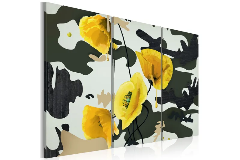 Taulu Maalattu Unikko triptyykki 120x80, Artgeist sp. z o. o.