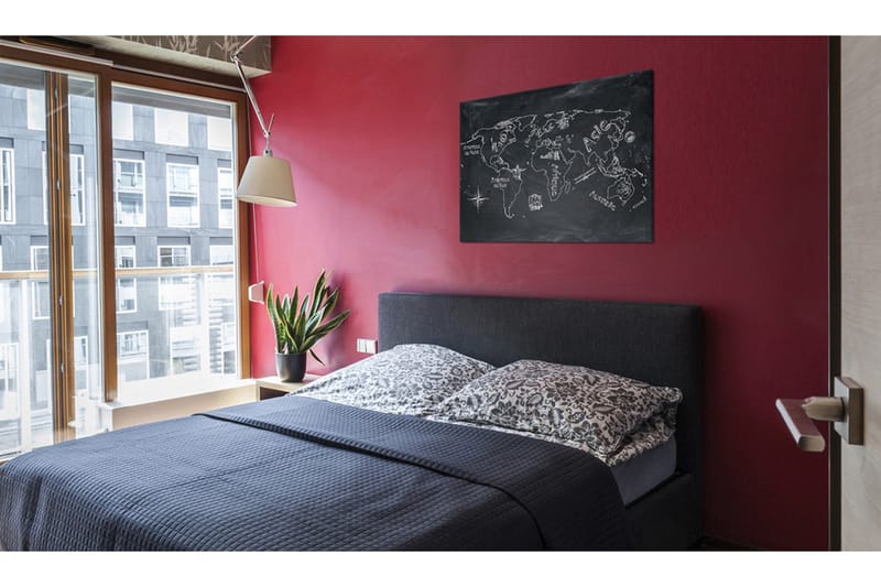 Taulu Maantiedon oppitunti ranska 90x60 - Artgeist sp. z o. o. - Sisustustuotteet - Taulu & taide - Canvas-taulu