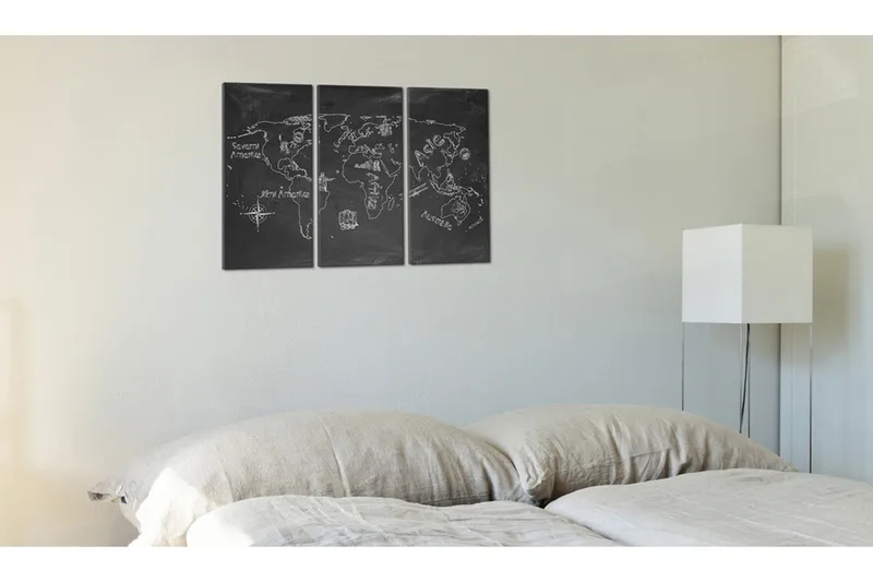 Taulu Maantieteellinen oppitunti (Tšekin kieli) 90x60, Artgeist sp. z o. o.