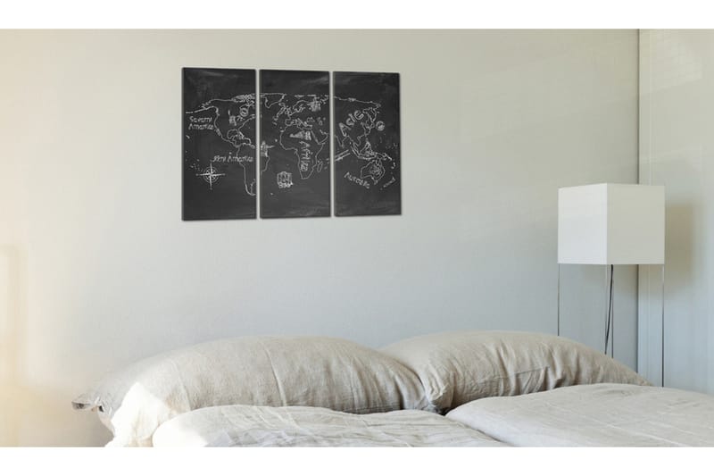 Taulu Maantieteellinen oppitunti (Tšekin kieli) 90x60, Artgeist sp. z o. o.