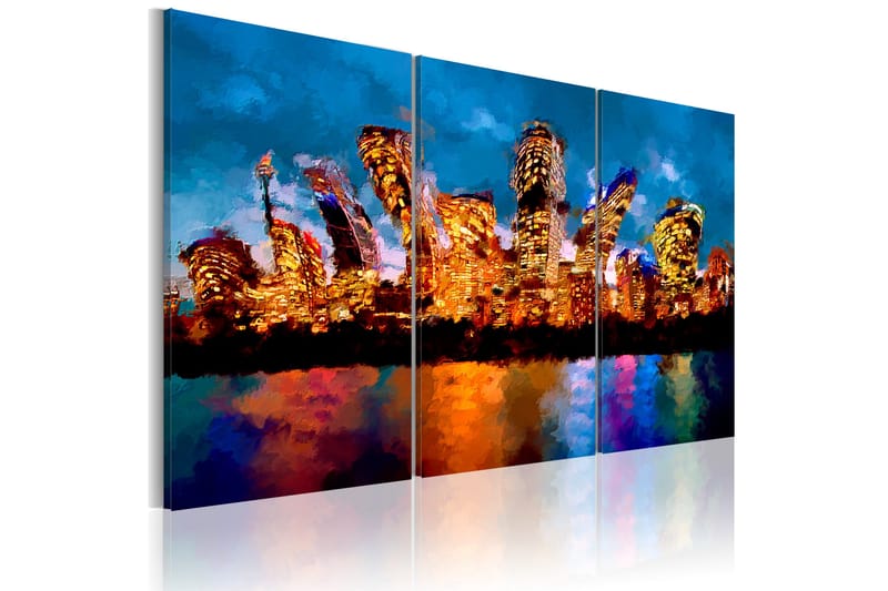 Taulu Mad city triptyykki 90x60, Artgeist sp. z o. o.