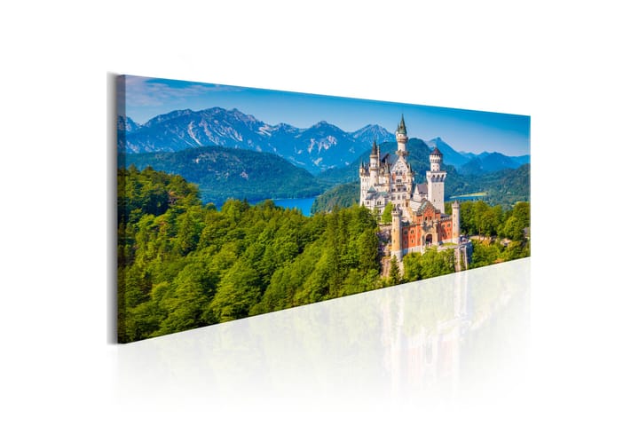 Taulu Magic Places Neuschwanstein Castle 135x45 - Artgeist sp. z o. o. - Canvas-taulu - Seinäkoristeet