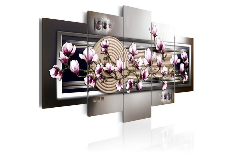 Taulu Magnolia And Zen Garden 200x100, Artgeist sp. z o. o.