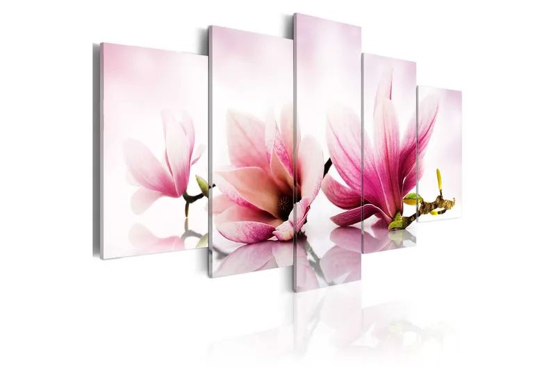 Taulu Magnolias Pink Flowers 200x100, Artgeist sp. z o. o.
