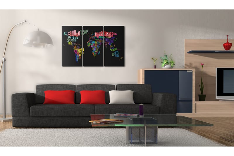 Taulu Maiden nimet Triptych 90x60 - Artgeist sp. z o. o. - Sisustustuotteet - Taulu & taide - Canvas-taulu