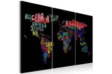 Taulu Maiden nimet Triptych 90x60 - Artgeist sp. z o. o. - Sisustustuotteet - Taulu & taide - Canvas-taulu