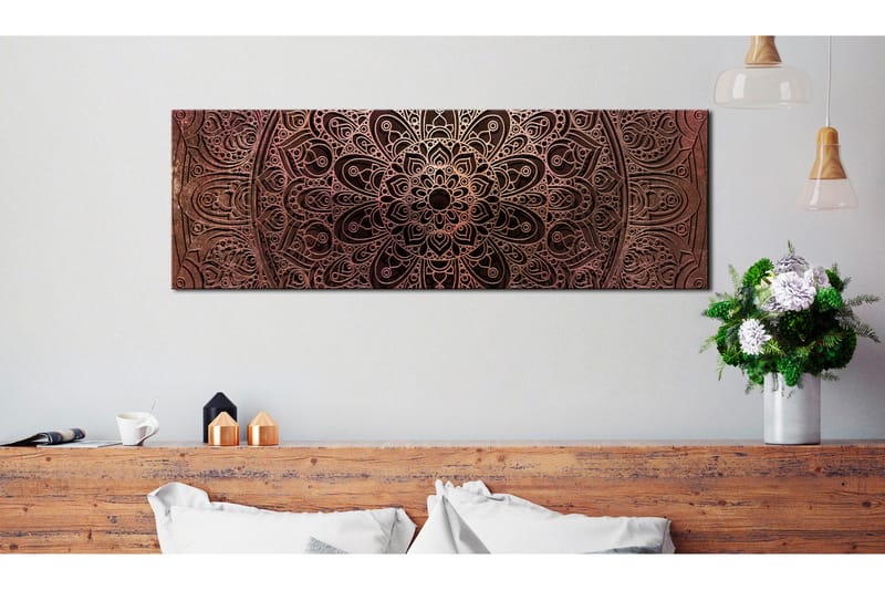 Taulu Mandala Amber Silence 120x40 - Artgeist sp. z o. o. - Sisustustuotteet - Taulu & taide - Canvas-taulu