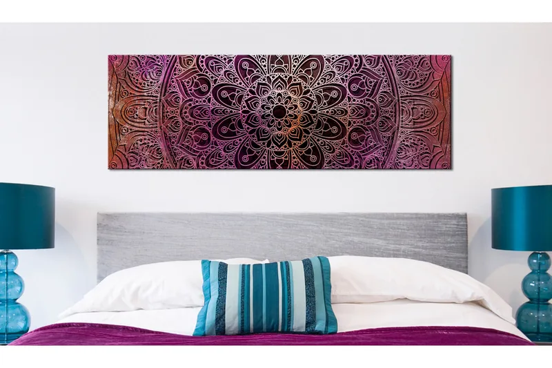 Taulu Mandala Amethyst Energy 150x50 - Artgeist sp. z o. o. - Sisustustuotteet - Taulu & taide - Canvas-taulu
