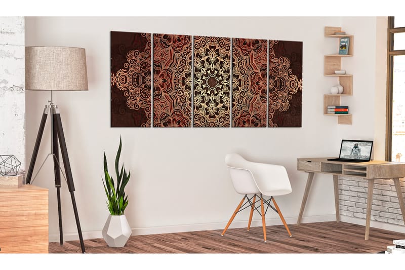 Taulu Mandala Flower Bouquet 200x80 - Artgeist sp. z o. o. - Sisustustuotteet - Taulu & taide - Canvas-taulu