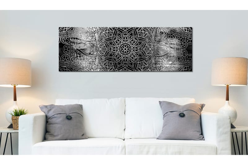 Taulu Mandala Grey Depths 135x45 - Artgeist sp. z o. o. - Sisustustuotteet - Taulu & taide - Canvas-taulu