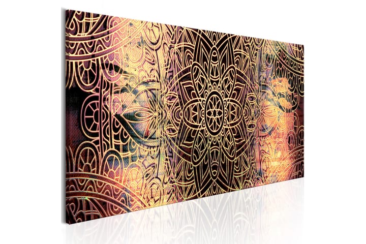 Taulu Mandala Sunny Poetry 150x50 - Artgeist sp. z o. o. - Canvas-taulu - Seinäkoristeet