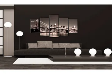 Taulu Manhattan Brooklyn Bridge II 200x100 - Artgeist sp. z o. o. - Sisustustuotteet - Taulu & taide - Canvas-taulu