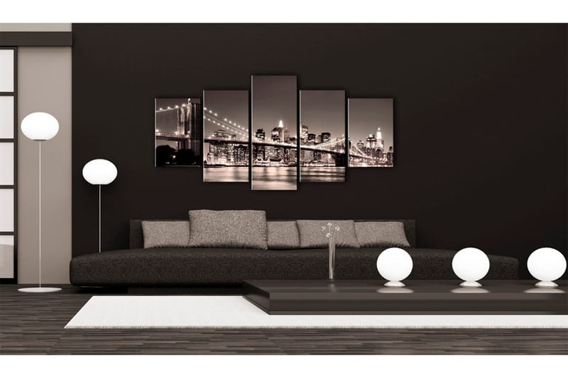 Taulu Manhattan Brooklyn Bridge II 200x100 - Artgeist sp. z o. o. - Sisustustuotteet - Taulu & taide - Canvas-taulu