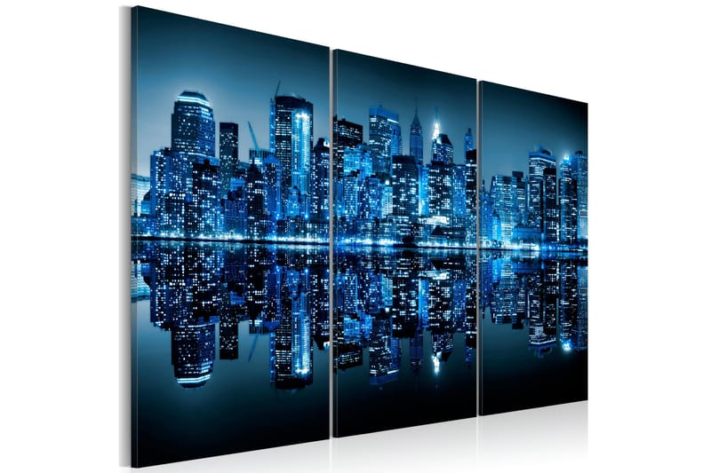 Taulu Manhattan in blue shade 90x60, Artgeist sp. z o. o.