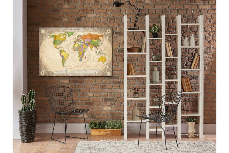 Taulu Map and Ornaments 90x60, Artgeist sp. z o. o.