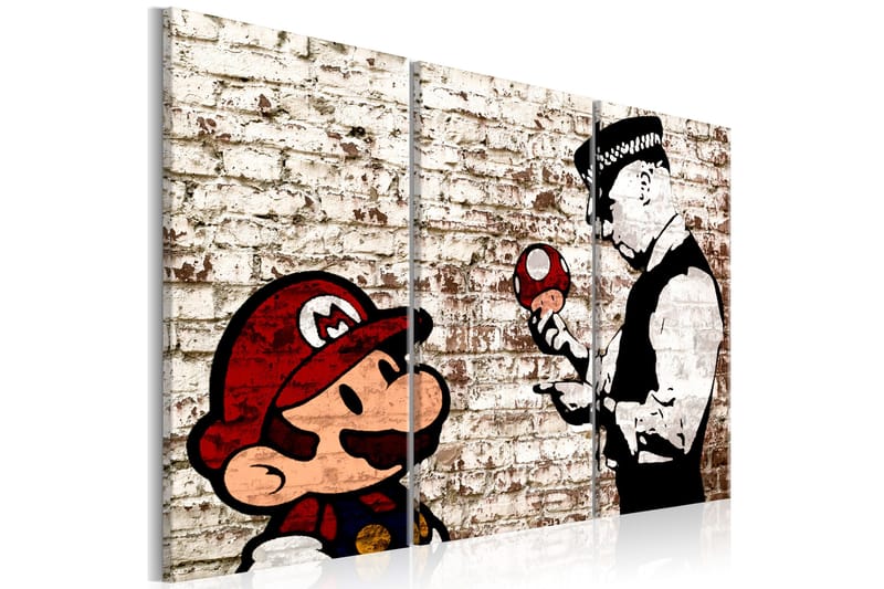 Taulu Mario Bros Torn Wall 90x60, Artgeist sp. z o. o.
