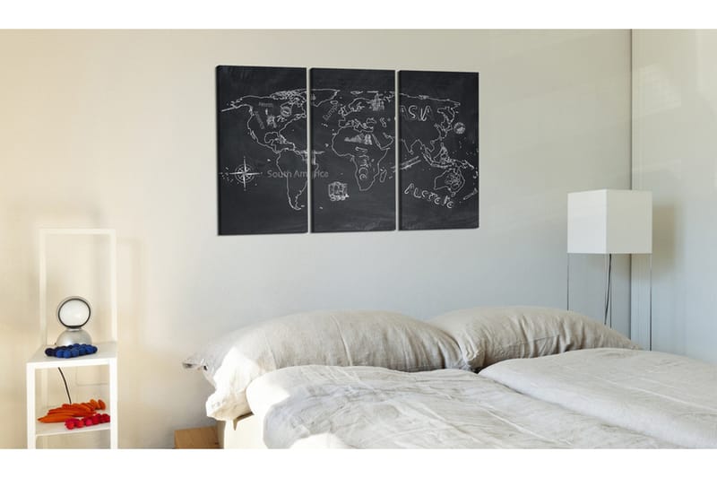 Taulu Matkailu avartaa Triptyykki 60x40 - Artgeist sp. z o. o. - Sisustustuotteet - Taulu & taide - Canvas-taulu