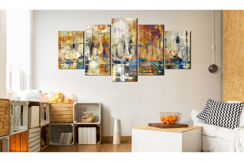 Taulu Memory Of The City 200x100 - Artgeist sp. z o. o. - Sisustustuotteet - Taulu & taide - Canvas-taulu
