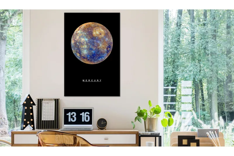 Taulu Mercury (1 Part) Vertical 60x90, Artgeist sp. z o. o.