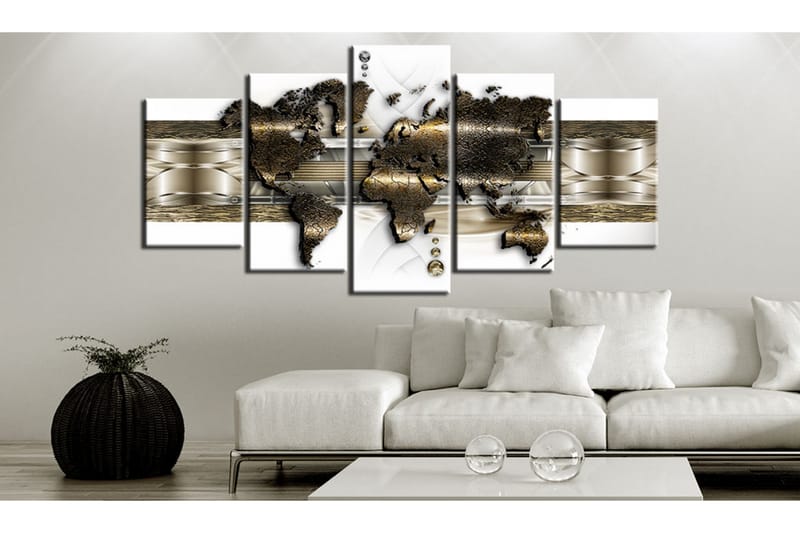 Taulu Metalic World 100x50 - Artgeist sp. z o. o. - Sisustustuotteet - Taulu & taide - Canvas-taulu