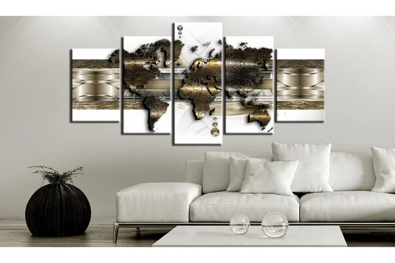 Taulu Metalic World 200x100 - Artgeist sp. z o. o. - Sisustustuotteet - Taulu & taide - Canvas-taulu